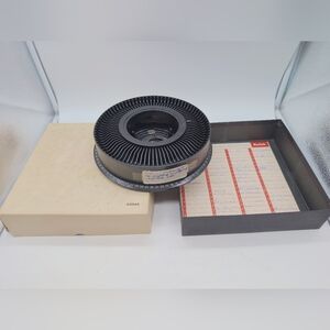 Vintage Kodak Black Slide Projector Tray with Cream Box